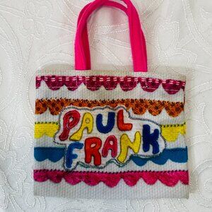 PAUL FRANK Doll Purse Accessory Colorful Stripes Monkey Face 2014